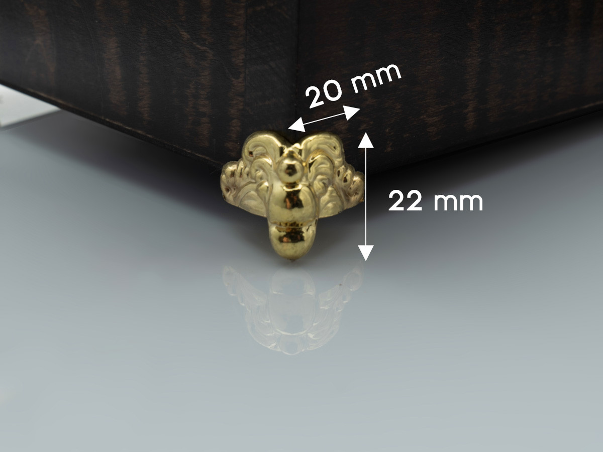 Ніжки для скриньок. Пластик. 22х20мм, фото 1