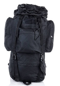 Чоловічий тактичний рюкзак брезентовий 620 black Рюкзак брезентовий туристичний повсякденний