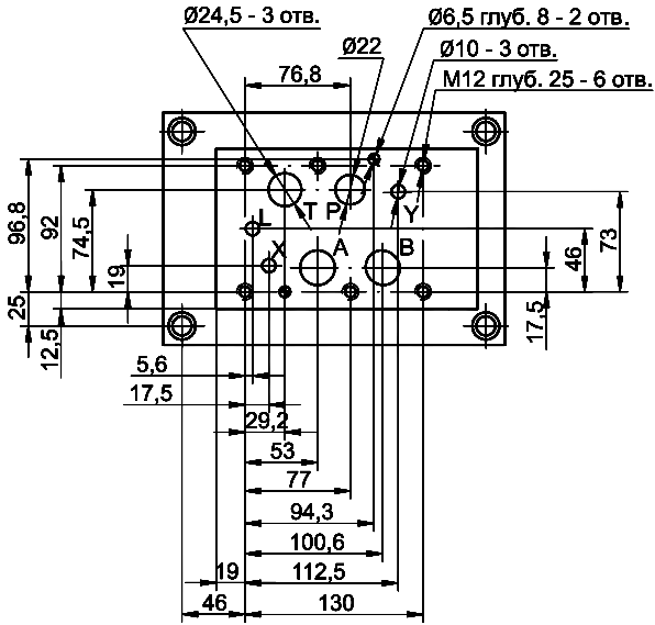 розміри плити 4WEH25 G1 1/2