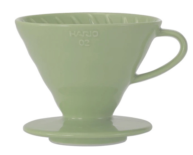 Керамический Пуровер Hario V60 02 Зеленый Smokey Green