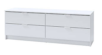 Тумба для ТВ напольная, тумбочка под телевизор, подставка под ТВ с ящиками ТВТ-19, Белый