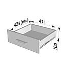 Подвійний письмовий стіл на 2 робочі місця, з тумбою на 4 шухляди посередині, фото 4