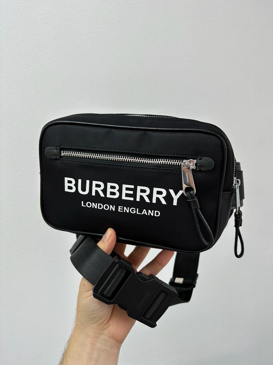 Чоловіча сумка чорна Burberry Paddy Bag in Black