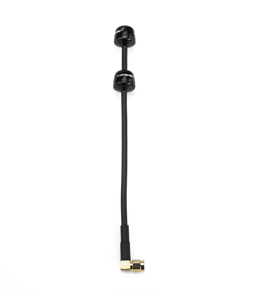 Антена 5.8G RHCP Lumenier Double AXII 190mm 4.7Dbi, SMA-Male кутовий, для FPV дронів