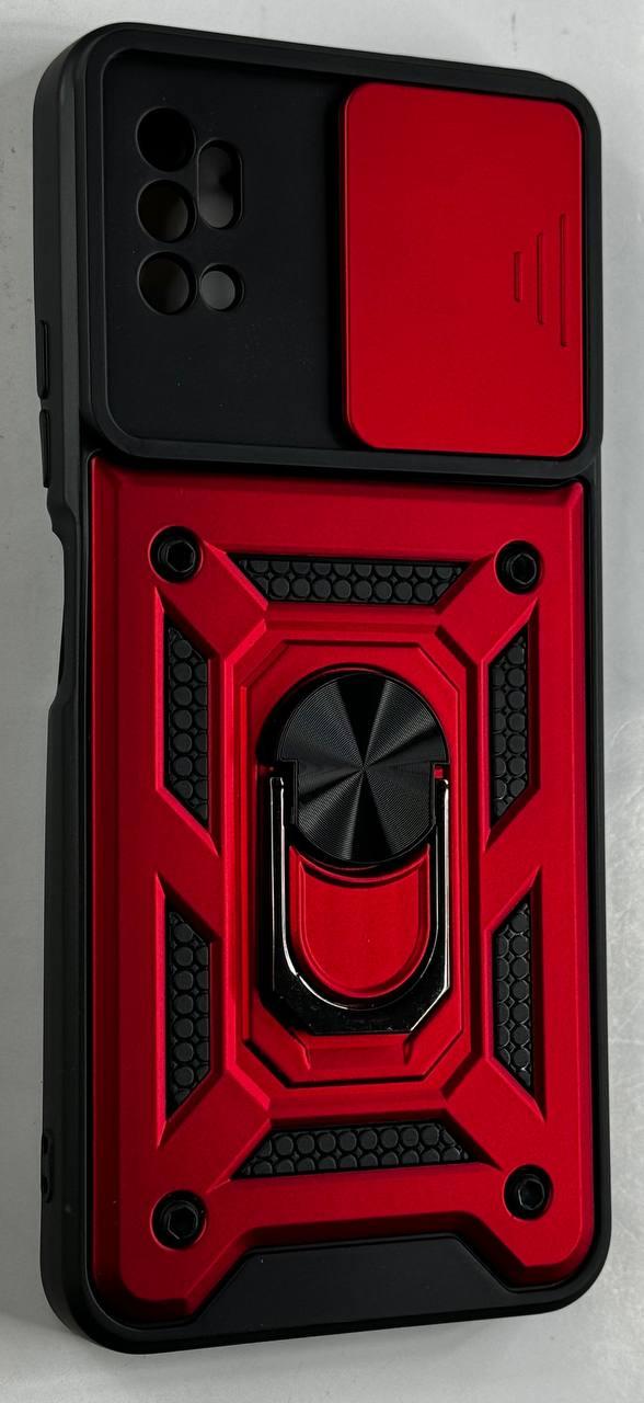 PC + TPU чохол Camshield Armor для ZTE Blade A71 / червоний