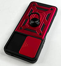 PC + TPU чохол Camshield Armor для ZTE Blade A71 / червоний, фото 3
