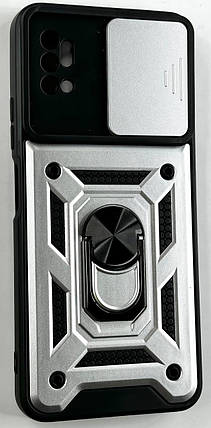 PC + TPU чохол Camshield Armor для ZTE Blade A71 / сріблястий, фото 1