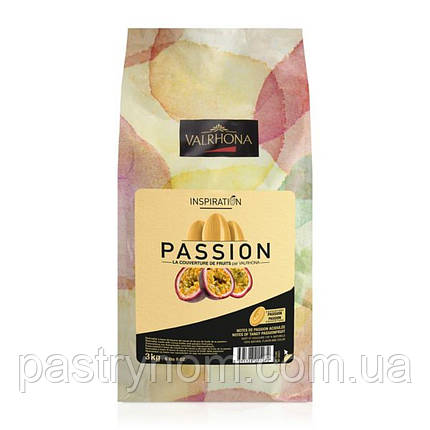 Шоколад зі смаком маракуйя Inspiration Passion Valrhona 3 кг, фото 1