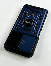 PC + TPU чохол Camshield Armor для ZTE Blade A71 / синій, фото 3