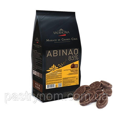 Шоколад чорний Abinao 85% Valrhona 3 кг, фото 1