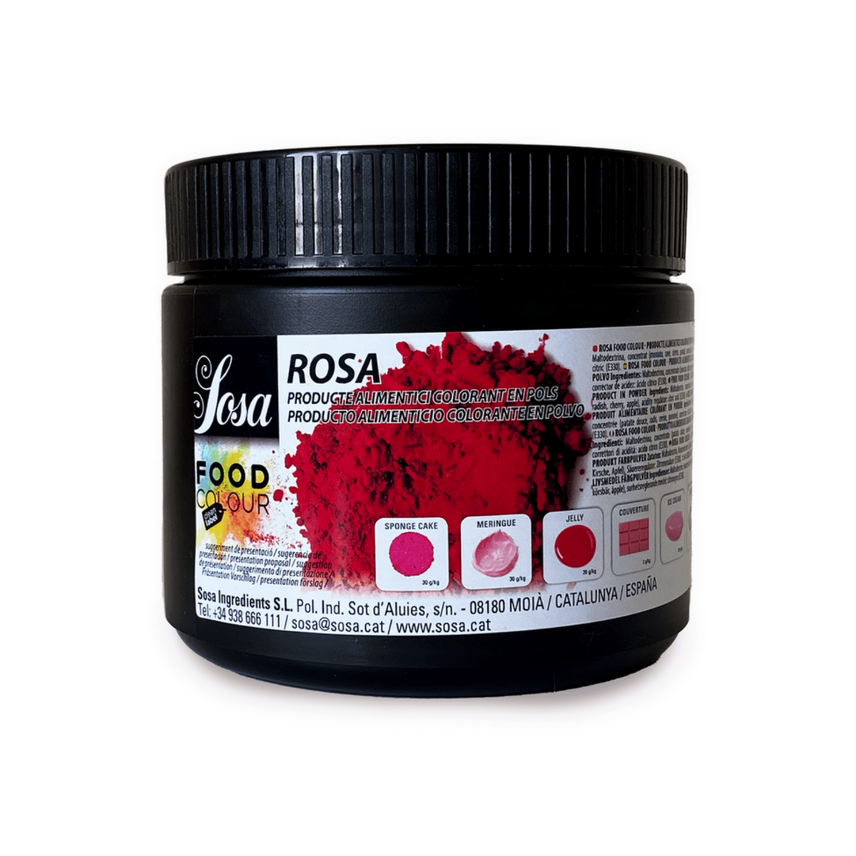 Барвник натуральний порошковий рожевий Sosa 200 г