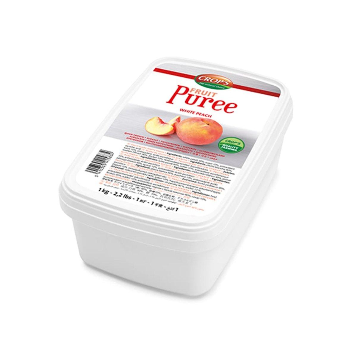 Пюре з білого персику заморожене Crop's 1 кг