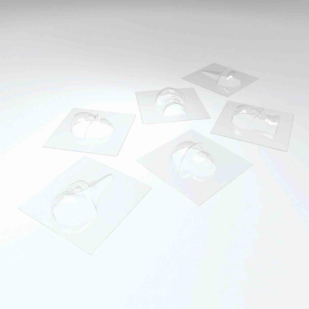 Форма Гноми (комплект 3 форми, 6 частин) PCB 1 шт