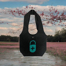 Сумка аптечка, дачна, похідна, для зберігання швидкопомічних медикаментів, засобів гігієни Betty Pretty із сукна сіра HOBOGRAFIT