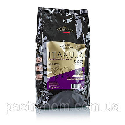 Шоколад чорний Itakuja 55% Valrhona 3 кг, фото 1
