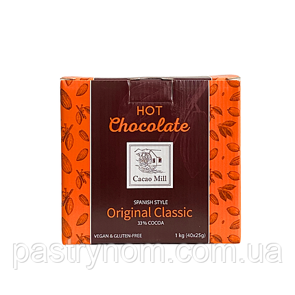 Гарячий шоколад Classic Original Cacao Mill стіки 25 г, 1 кг, фото 1