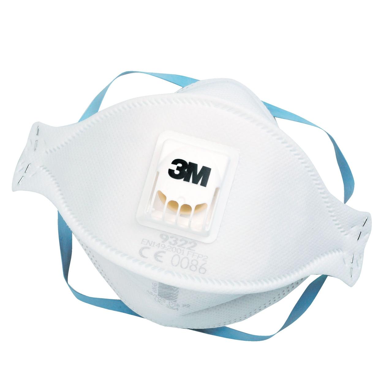 9322+ Aura Респіратор FFP2 з клапаном (330/ящ), фото 1