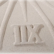 Підставка для парасольки бетонна Підставка для парасольки з циферблатом Підставка під парасольку Кріплення для парасольки біла, фото 4