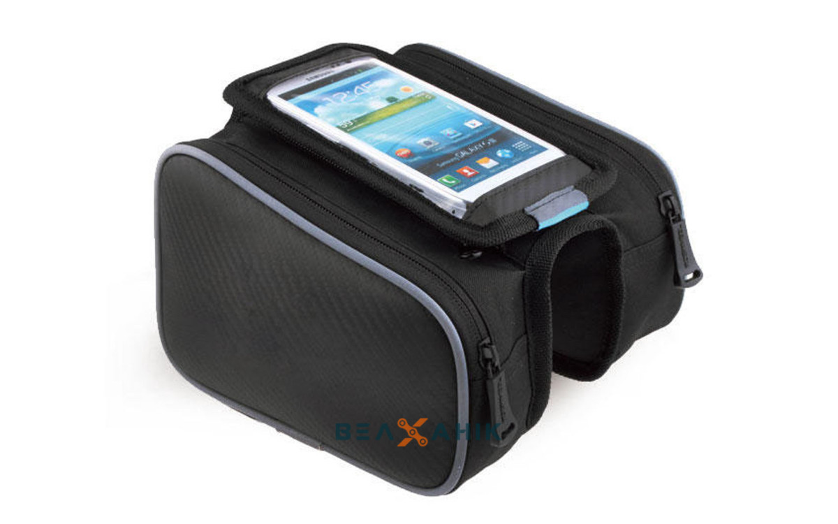 Велосумка на раму Sahoo R-Tex 12813-A під смартфон до 6,5/quot;