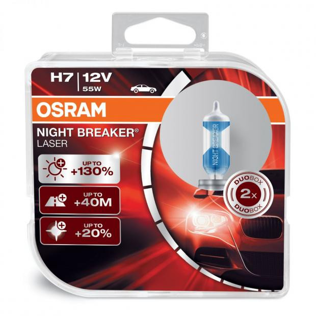 Osram H7 Night Breaker Laser +130%