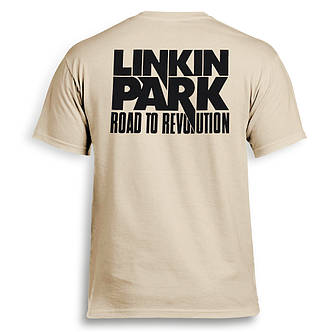 Футболка LINKIN PARK Road To Revolution Бежевий, фото 4