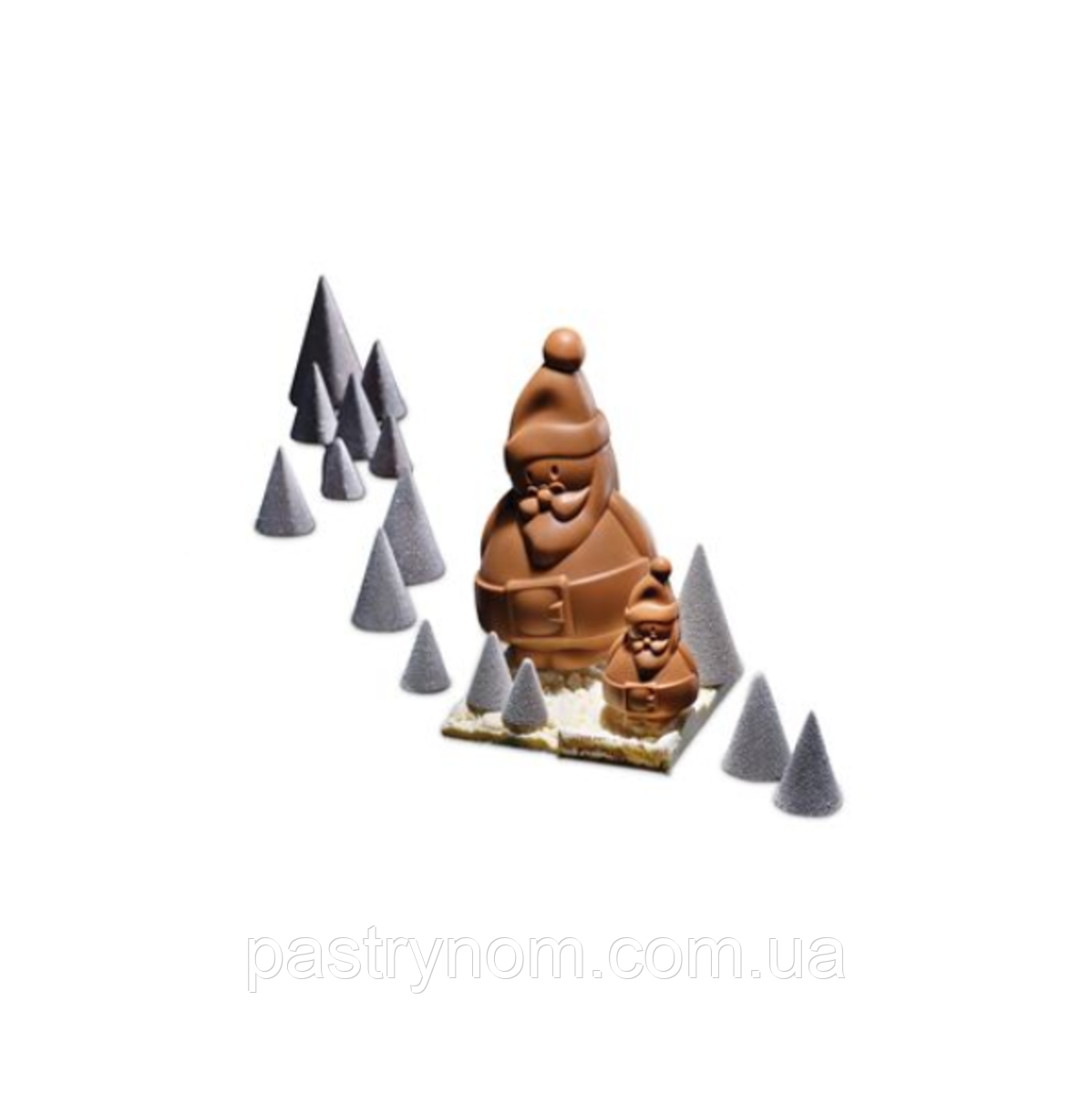 Форма "Санта-Клаус" 7 см Valrhona 1 шт