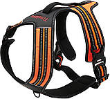 Світловідбивна шлейка для собак Truelove з ручкою, розмір S, М'який жилет для домашніх тварин без витягування, міцний зовнішній, фото 4