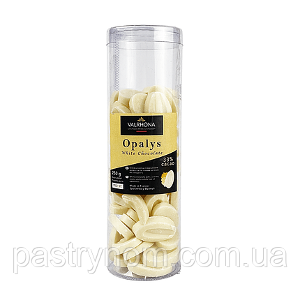 Шоколад білий Opalys 33% Valrhona 250 г, фото 2
