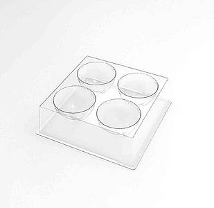 Форма Шапка діда мороза діаметр 7 см PCB 1 шт