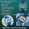 Синій спортивний годинник чоловічий наручний водонепроникний з підсвічуванням будильником секундоміром цифровий Skmei, фото 3