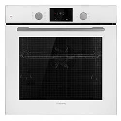 Духова шафа Minola EOD 675 WH, біла вбудована електрична духовка на кухню, об’єм 72 літра, 7 програм