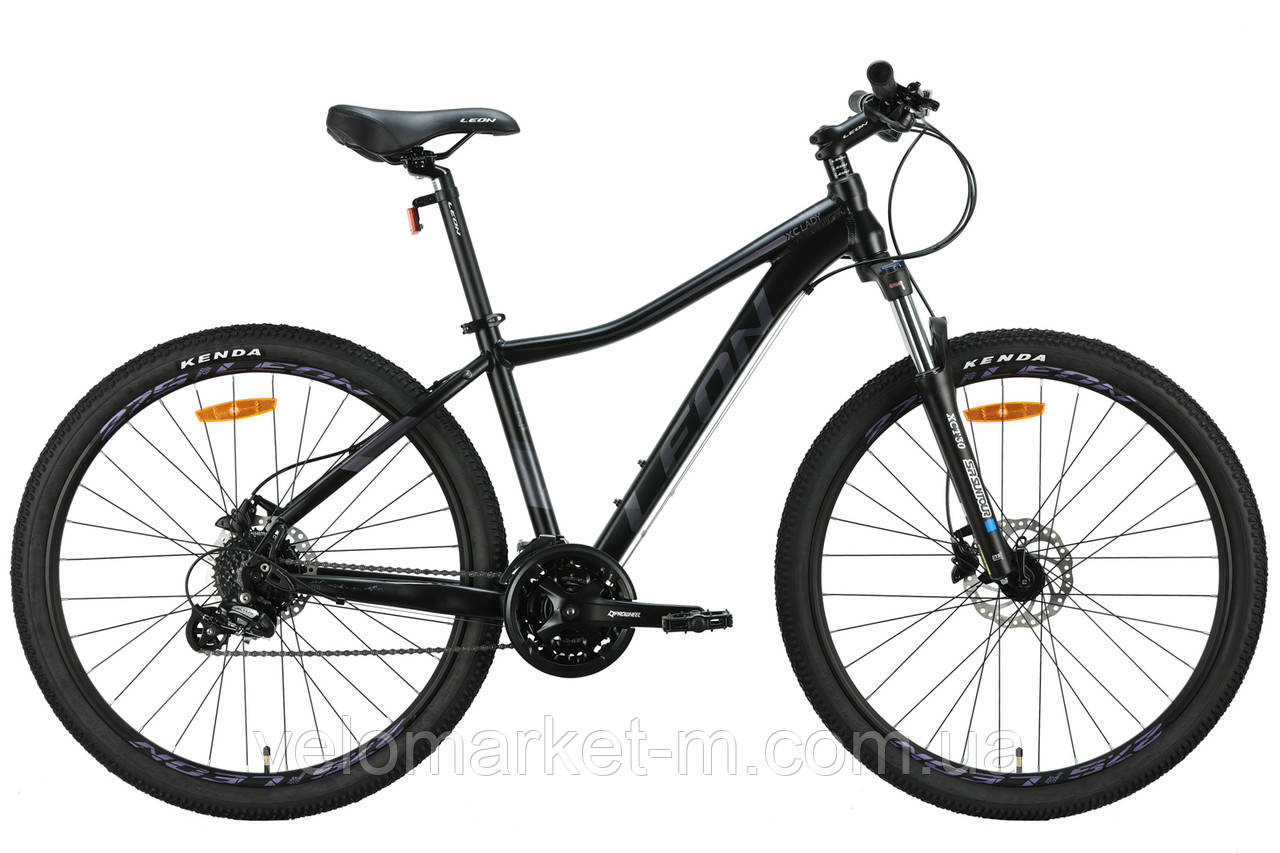 Велосипед 27.5" Leon XC-LADY 16.5"  чорний з бузковим