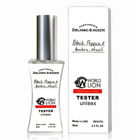 Zelinski & Rozen Black Pepper & Amber, Neroli ТЕСТЕР Premium Class унісекс 60 мл, фото 1