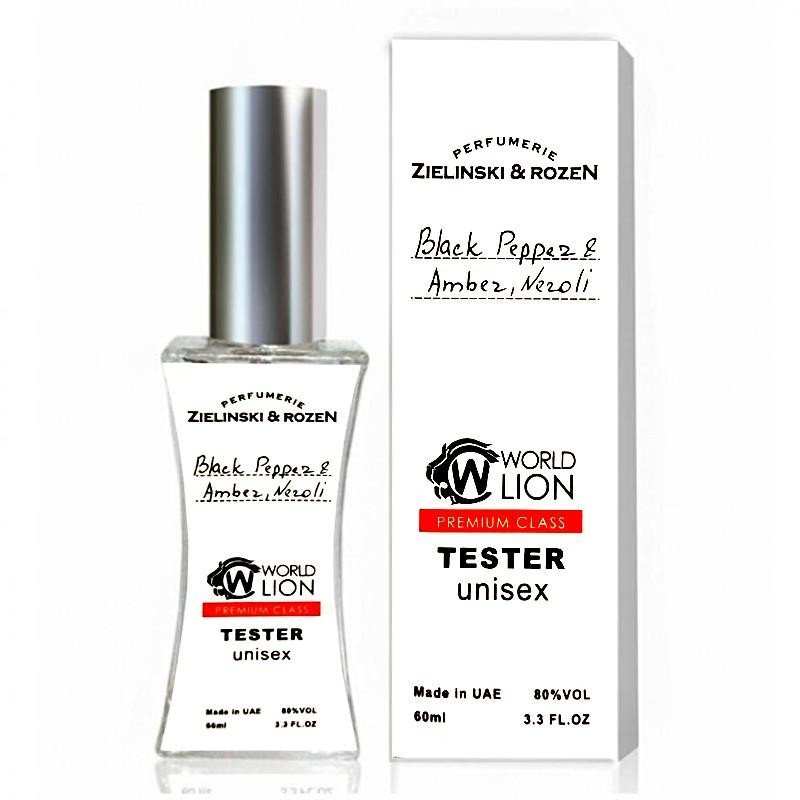 Zelinski & Rozen Black Pepper & Amber, Neroli ТЕСТЕР Premium Class унісекс 60 мл, фото 1