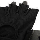 Рукавиці для фітнесу спортивні Zelart Hard Touch 4462 розмір XL Black-Grey, фото 7
