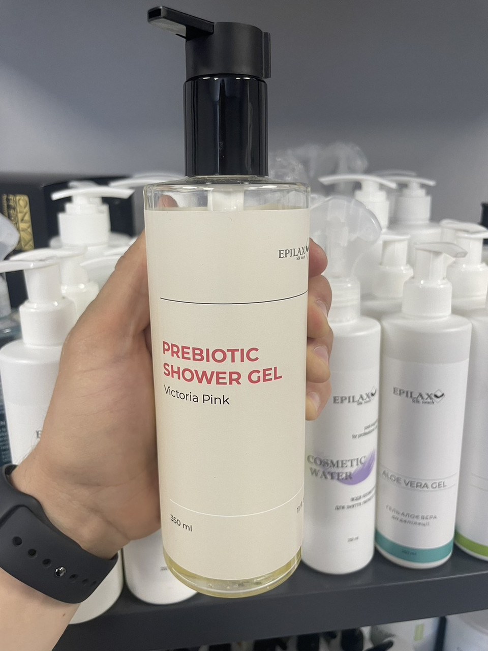 Гель для душу з пребіотиками Victoria Pink Epilax 350 мл.