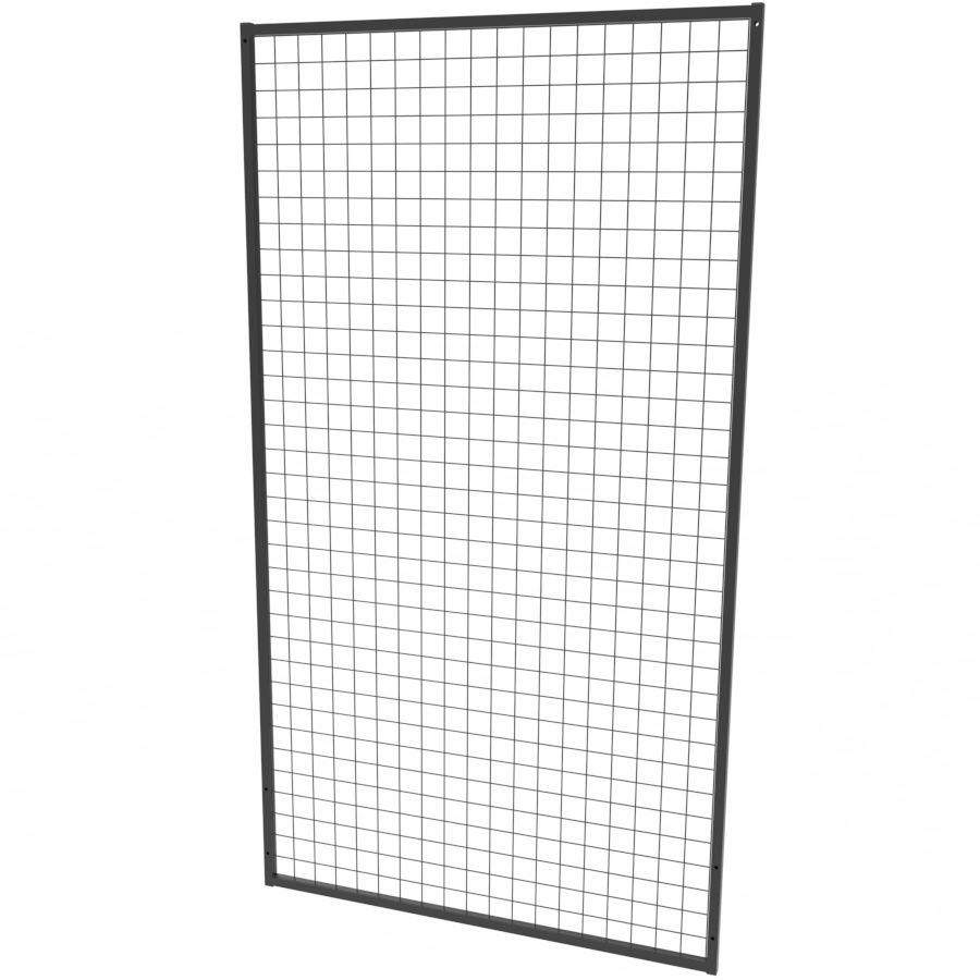 Сітка торговельна в рамці 100х180 см, осередок 50 мм, профіль 20 мм, чорна
