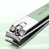 Манікюрний набір 18 в 1 Професійний набір інструментів для манікюру та педикюру SZK102 М'ятний, фото 5