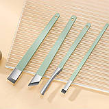 Манікюрний набір 18 в 1 Професійний набір інструментів для манікюру та педикюру SZK102 М'ятний, фото 10