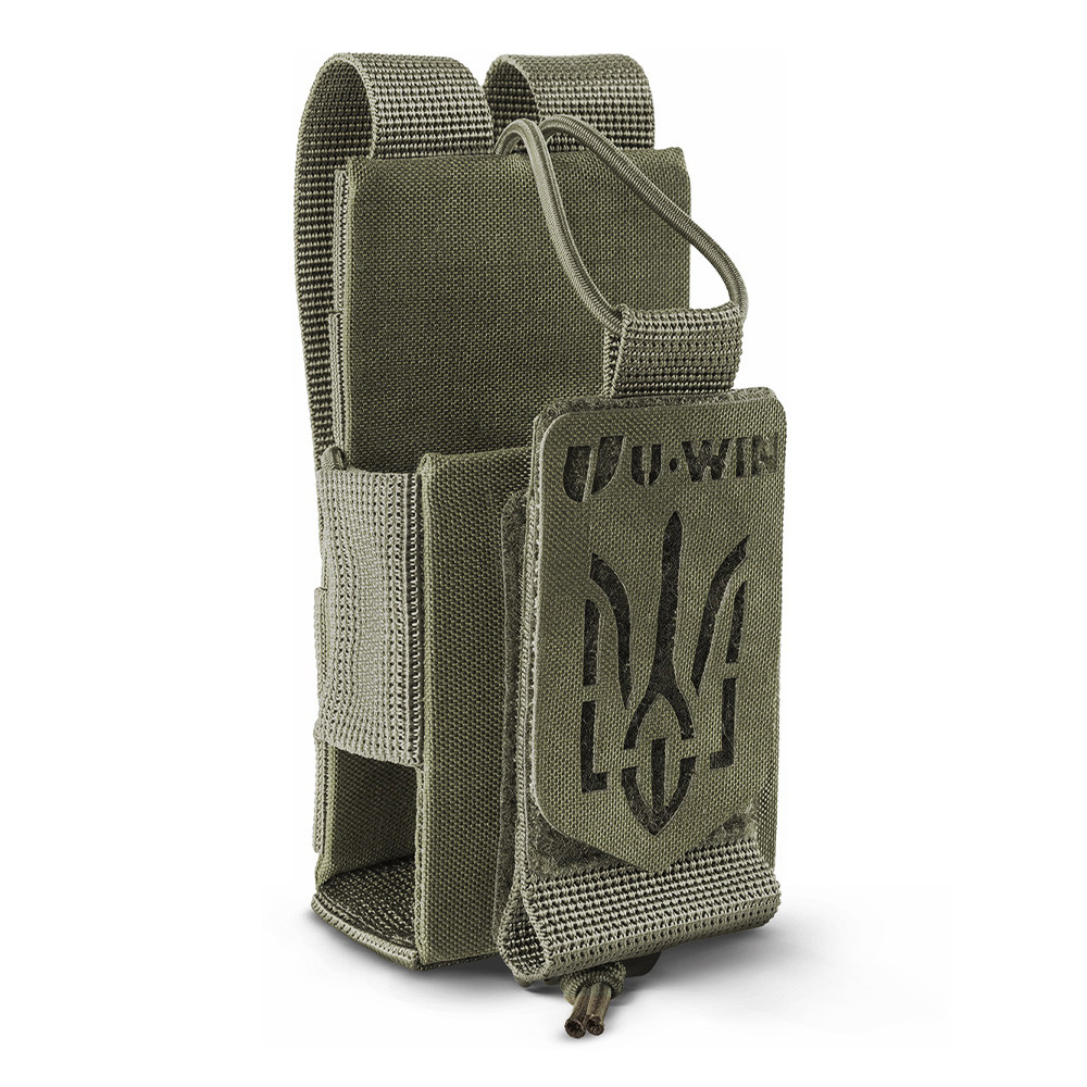 Підсумок під рацію тактичний/універсальний чохол U-WIN PRO Cordura 1000 олива, фото 1