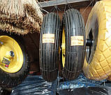 Колесо на тачку садово-будівельне пневмо Budmonster 3.5х8 о/d=16 мм d = 36 см втулка 100 мм, фото 8