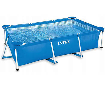 Басейн прямокутний каркасний (220 x 150 x 60 см, 1630 л) Intex 28270NP Синій