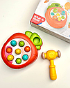Розвиваюча іграшка Стукалка морква HE8074, фото 4