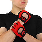 Рукавиці для фітнесу спортивні Zelart Hard Touch 4460 розмір S Red-Black, фото 7