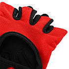 Рукавиці для фітнесу спортивні Zelart Hard Touch 4460 розмір S Red-Black, фото 3