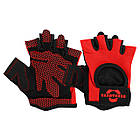Рукавиці для фітнесу спортивні Zelart Hard Touch 4460 розмір S Red-Black, фото 6