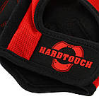 Рукавиці для фітнесу спортивні Zelart Hard Touch 4460 розмір S Red-Black, фото 4