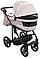 Коляска 2 в 1 Adamex Locco Tip TK-20 бежевий, фото 6