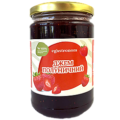 Джем полуниця Єгастроном Egastronom 360g 20шт/ящ (Код: 00-00013059)