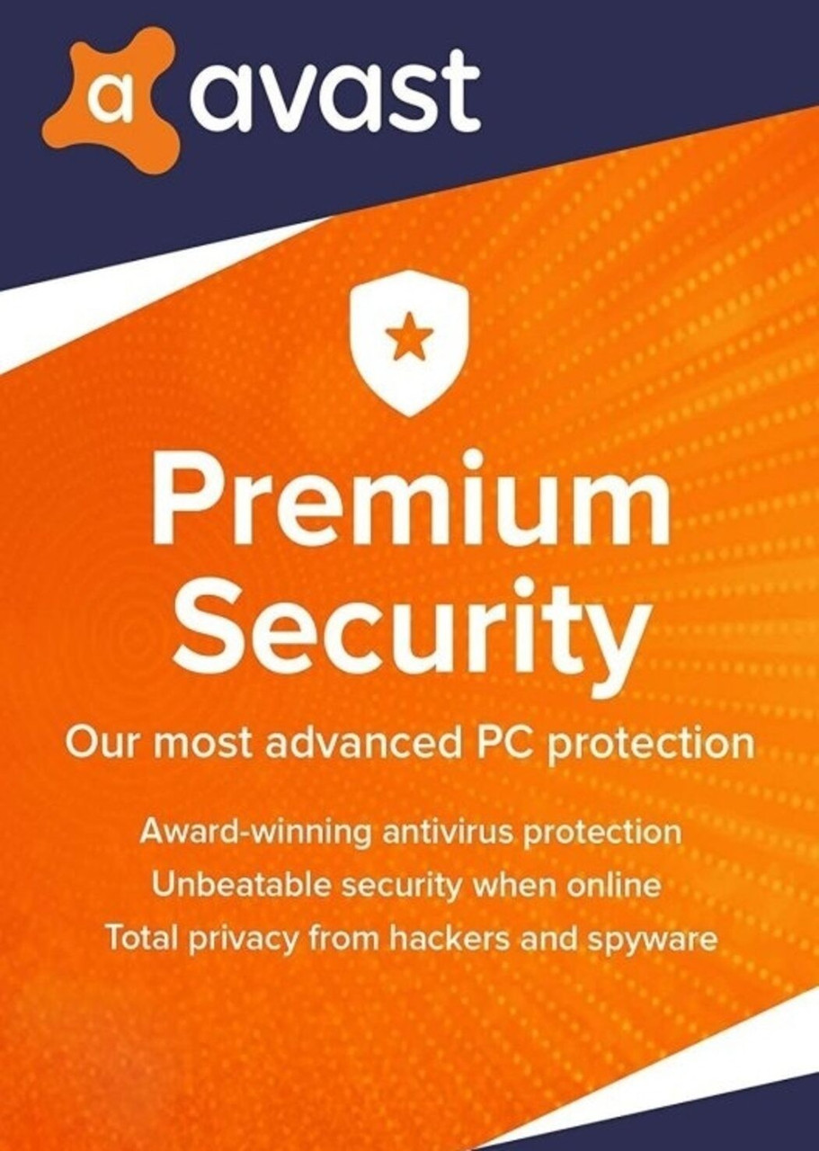 Антивірус Avast Premium Security для 1 ПК на 1 рік